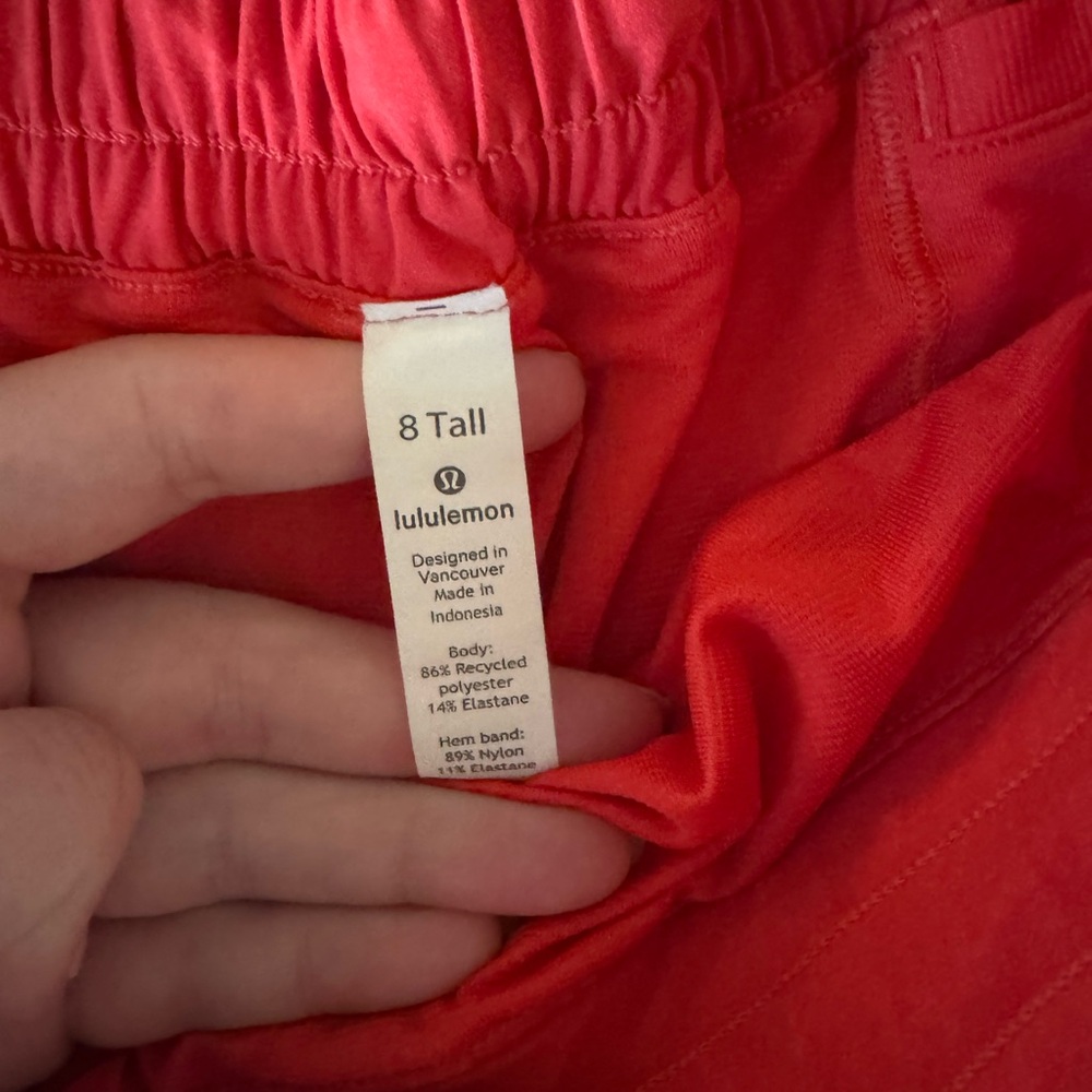 Lululemon Red Hotty Hot Shorts - Picture 2 of 3